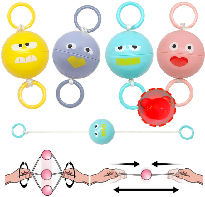 재미모리 이모티콘 씽씽이 야광 요요 어린이 답례품 선물 피젯 심심풀이 옛날 추억의 문방구 장난감 레트로장난감 달란트, 핑크, 1개