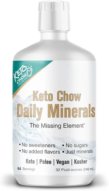 케토 차우 데일리 미네랄 액상 946ml 팔레오 비건 코셔, 1개 - 쿠팡