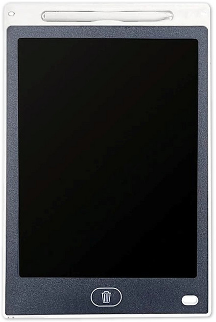 彩色液晶電子畫板 12吋 白色 輕巧便攜 環保無紙化 一鍵清除鎖定功能, 1個