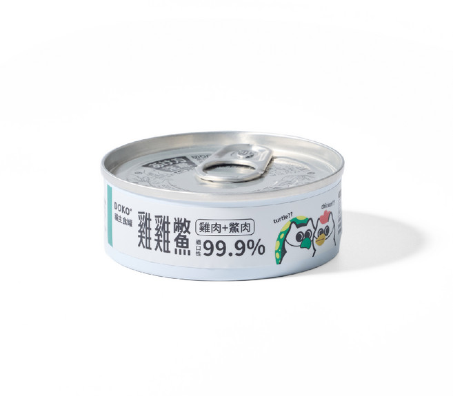 【Abao】doko機能肉泥貓主食罐(80g) 99%適口性 全齡貓適用 無穀無膠, 1個, doko貓主食罐｜雞雞鱉, 80g, 雞+雞肝