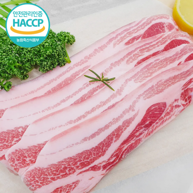 디에스미트 한돈 오겹살 구이용 300g 우시산한돈 냉장, 1개