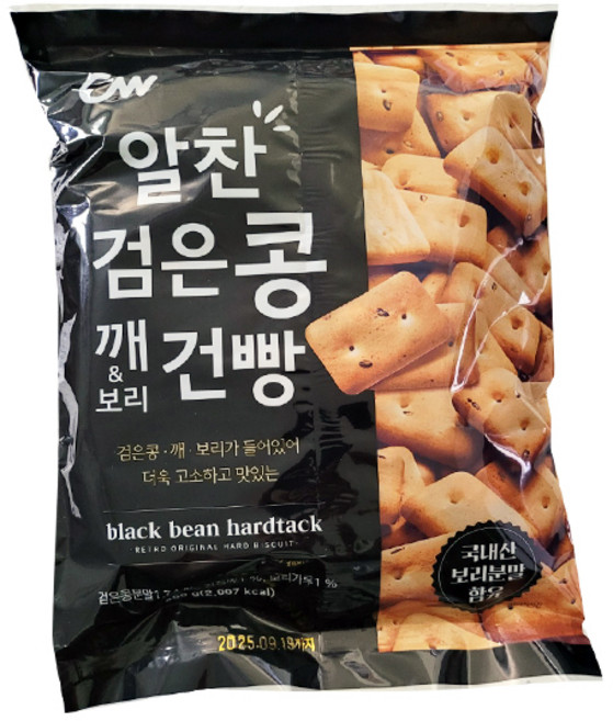 청우식품 알찬 검은콩 깨 보리 건빵, 1개, 450g