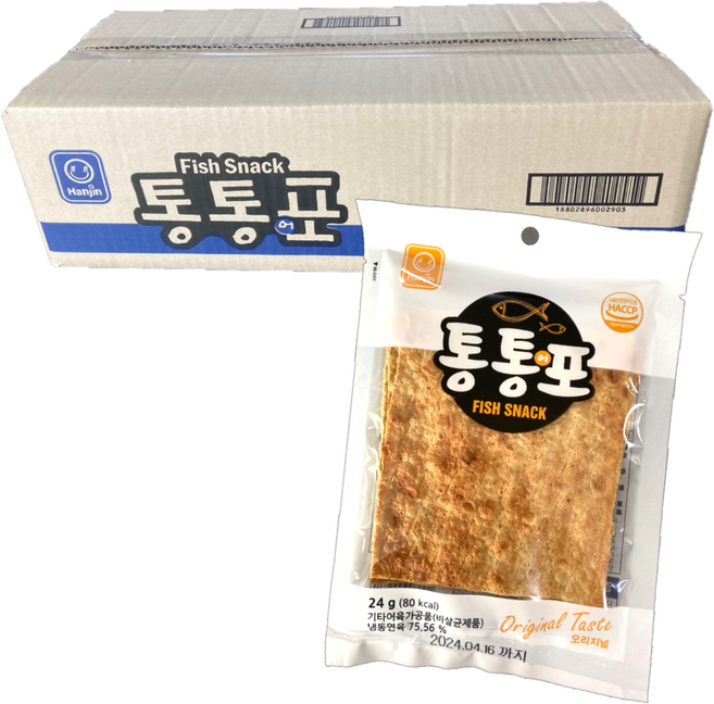 통통어포 오리지널 24g 30개(한박스) 통통포, 30개