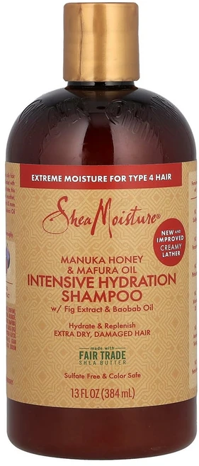 시어모이스쳐 마누카 꿀+마푸라 오일 샴푸 엑스트라 드라이+손상 모발 384ml(13oz), 1개, 384ml - 쿠팡