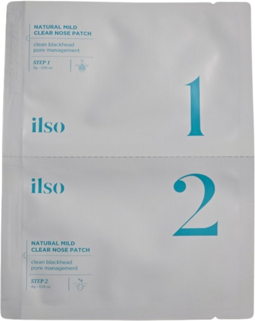 일소 네추럴 마일드 클리어 노우즈 팩, 4개, 1개입