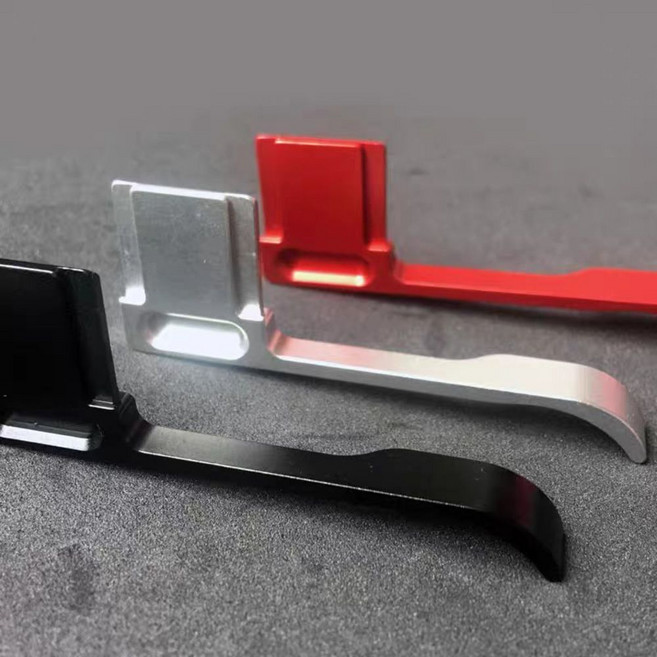 루믹스 s9 GX85 GX9 손가락 손잡이 Fuji X-A7 핸드 메탈 그립 커버, 검은색, 1개