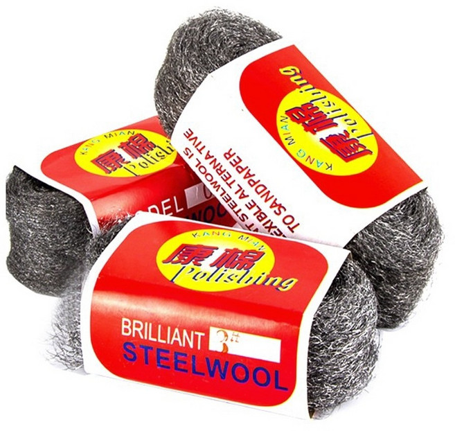 녹 제거 물때 유리 찌든 기름때 철솜 유막 청소, 1개, 스틸울4호-대형