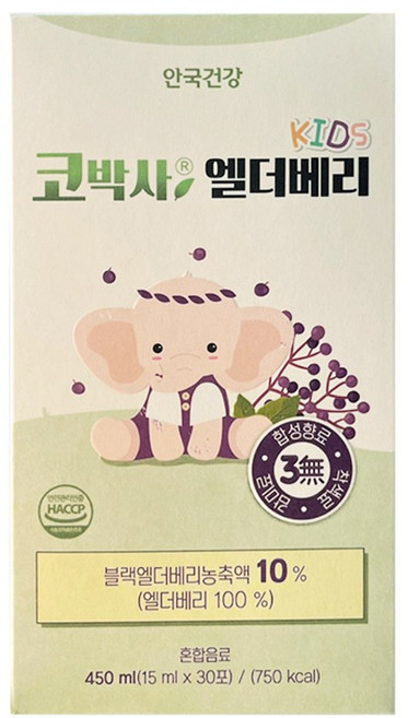 안국건강 코박사 엘더베리 15ml x 30포배송품질보증, 450ml, 1개