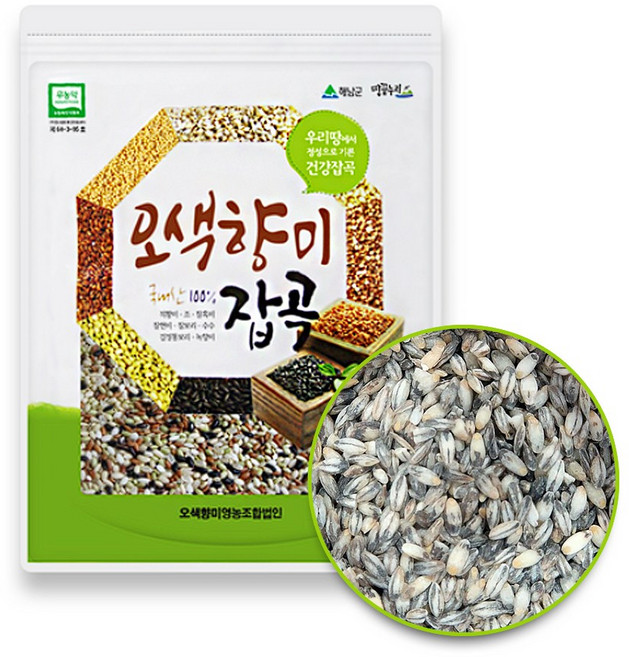 성현물산 국산 잡곡 검정통보리, 1kg, 1개