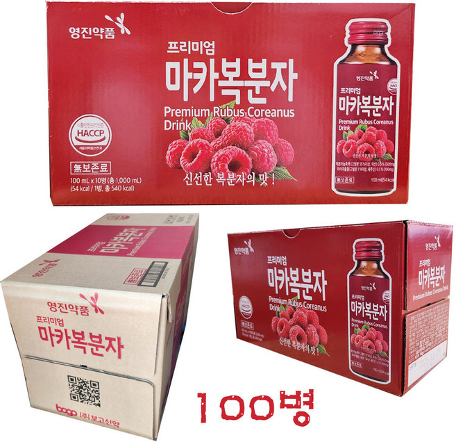 영진약품 프리미엄 마카복분자, 100ml, 100개
