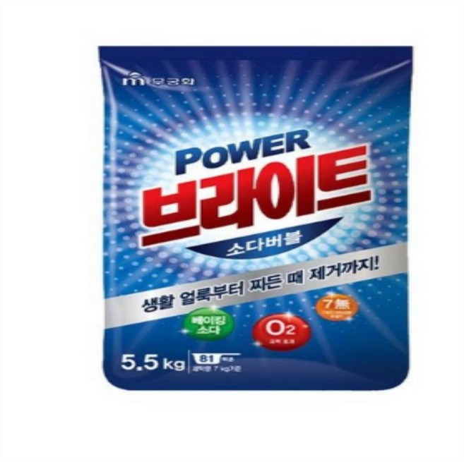 무궁화 브라이트 세탁세제, 5.5kg, 12개