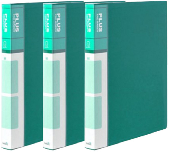 희망화일 PP 미니3공 O링 바인더 2cm, Green, 3개