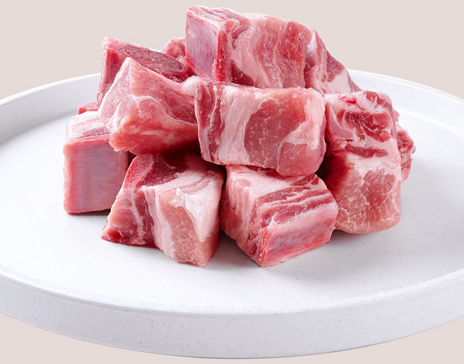 한돈 1+등급 찜갈비 대용량 덩어리, 1kg, 1개, 1kg