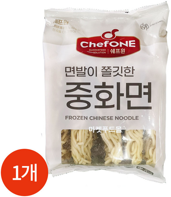 쉐프원 냉동 중화면, 1.15kg, 1세트