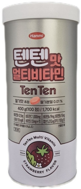 한미 텐텐맛 멀티비타민, 4개, 100정
