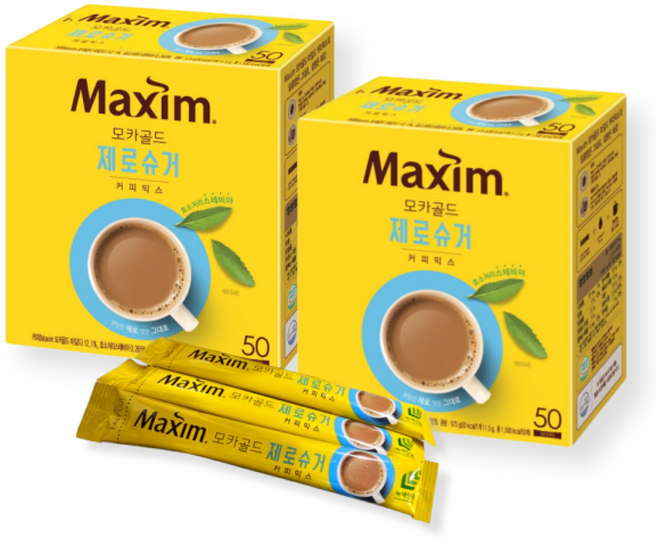 맥심 모카골드 제로슈거 커피믹스 11.5gx50T 동서식품 탕비실 오피스 홈카페, 11.5g, 50개입, 50개