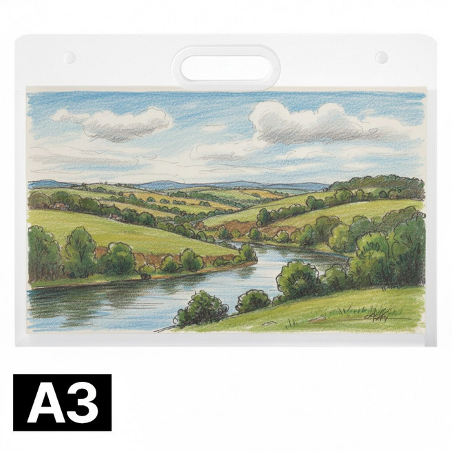 프렌티 8절 a3 파일 케이스 포스터 보관함, 1개