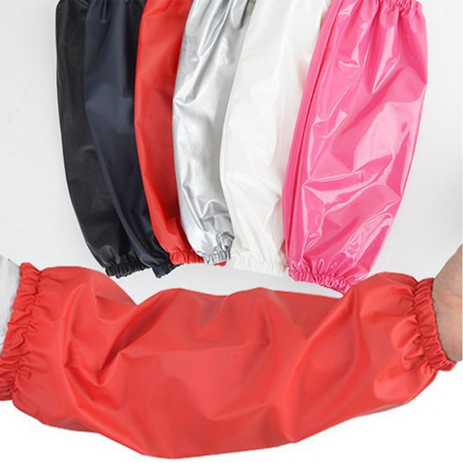 해밀 국산 방수밴드토시/작업용토시/방수팔토시/미술토시/다용도팔토시 학원식당 방수토시, 1개, 레드