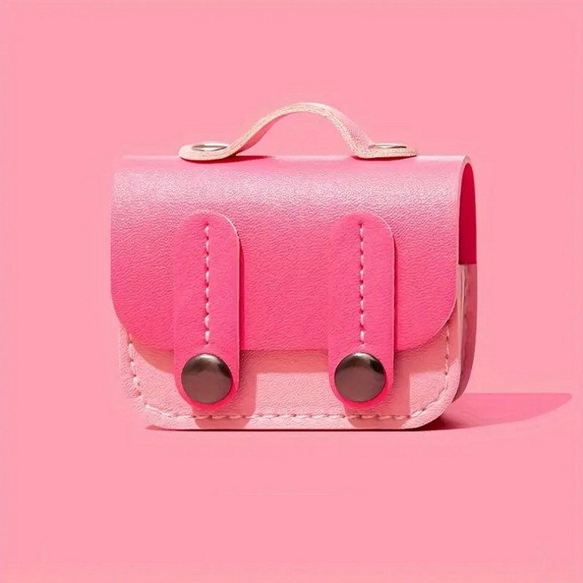 ESSENWOO 가죽 에어팟 케이스 3 & 4 & 프로2 세대 케이스 방수, 핑크, 에어팟 프로2