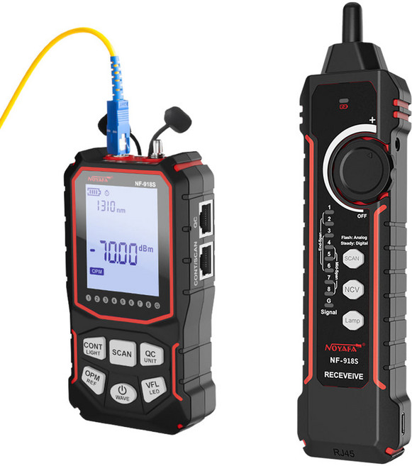 인네트워크 광파워메타 + 분리형 멀티 랜테스터 IN-NF918S 케이블 탐지 배열 단선 길이 QC POE NCV VFL OPM 광케이블 단선 테스트, 선택없음, 1개, 1cm