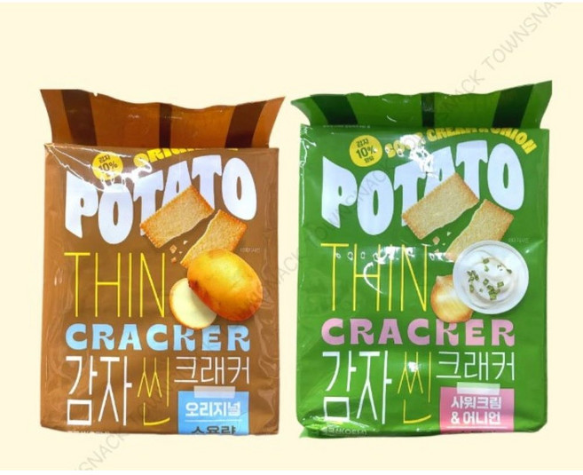 노브랜드 감자씬크래커 오리지날 340g + 사워크림어니언 340g, 2개