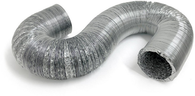 대한 알루미늄 후렉시블 덕트 닥트 호스 욕실 화장실 주방 자바라 환풍기 환기구 은박 5m, 1개