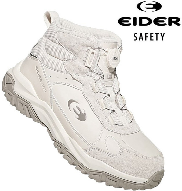 아이더 안전화 SMART 605 다이얼 경량 6인치 작업화 건설화, 베이지, 1개