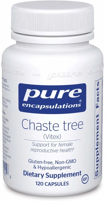 Pure Encapsulations Chaste Tree 퓨어인캡슐레이션 체이스트 트리 순비기나무 추출물 120정, 1개 - 쿠팡