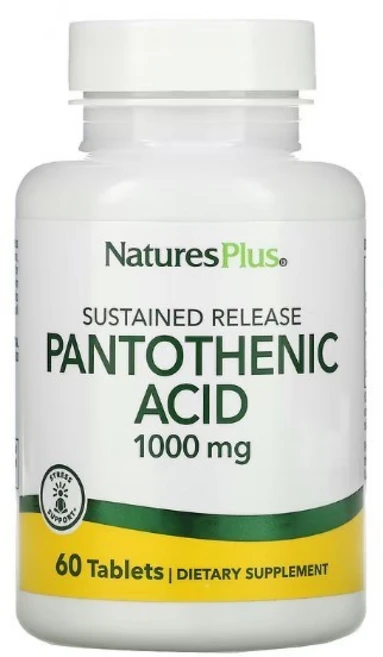 네이쳐스 플러스 판토텐산 1 000mg 60정 판토텐산칼슘, 1개 - 쿠팡