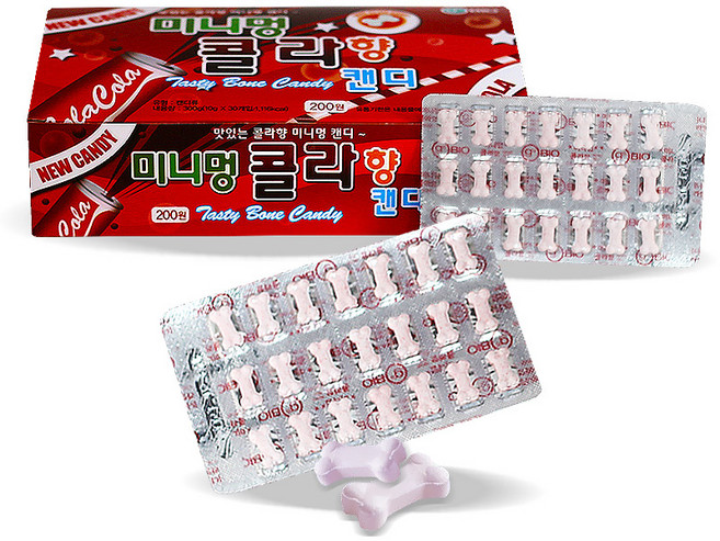 미니멍 콜라향 10g x30개 사무실 학원 아이들 간식