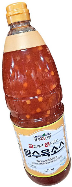 청우 탕수육 소스 1.9L 8개 업소용 중식 소스 탕수