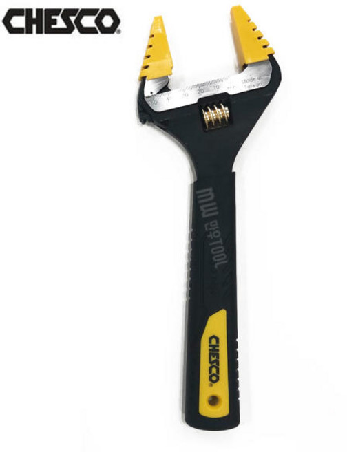 [체스코] 배관몽키스패너 경량 광폭 탈착식 보호캡-얇은 몽키스패너, 1개