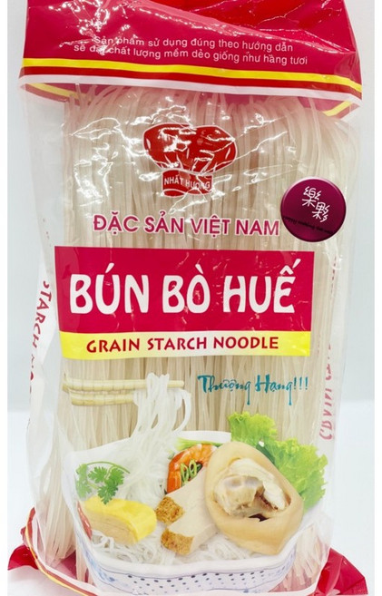 NHẤT HƯƠNG 越南特產 乾米粉, 寬 米線 （紅色包裝）,包, 1個