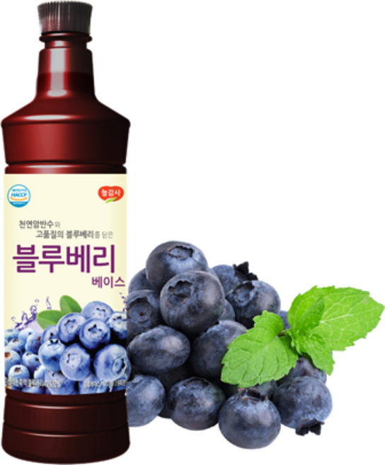 광야 늘감사 블루베리 베이스, 970ml, 3개