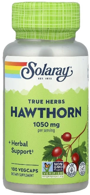 솔라레이 산사나무 1050mg 캡슐 180정, 180개, 100정 - 쿠팡