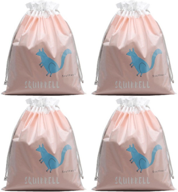 여행용 간편방수 복조리백 4p