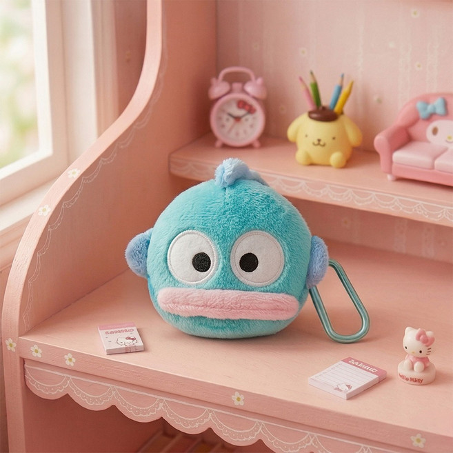 산리오 작고 귀여운 미니 동전 이어폰 소품파우치 카라비너고리