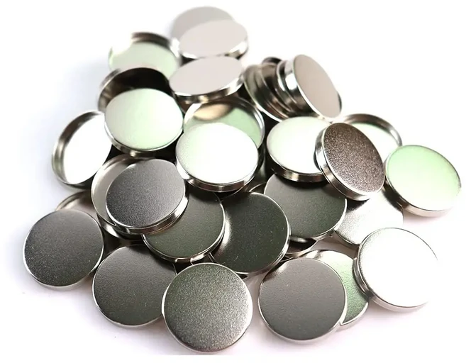 20Pcs 빈 26mm 금속 팬은 자기 화장품 팔레트에 대 한 통 아이 섀도우 블러쉬 립스틱 주최자를 구성, 02 20Pcs Round Pan