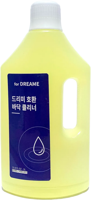 드리미 로봇청소기 전용 세제 클리너 소모품 호환 1L, 1개, 드림클리너