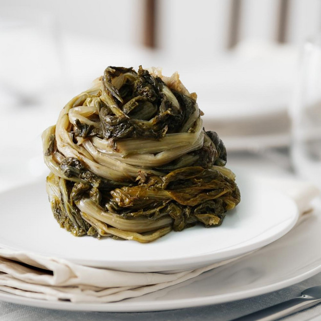 삶은 시래기, 10개, 200g