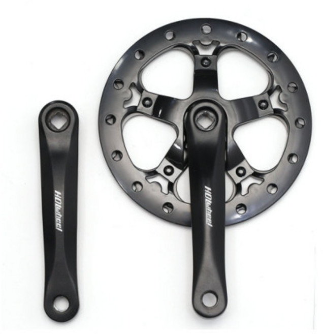 CL 자전거 크랭크 1단 46T 170mm 알류미늄, 1개