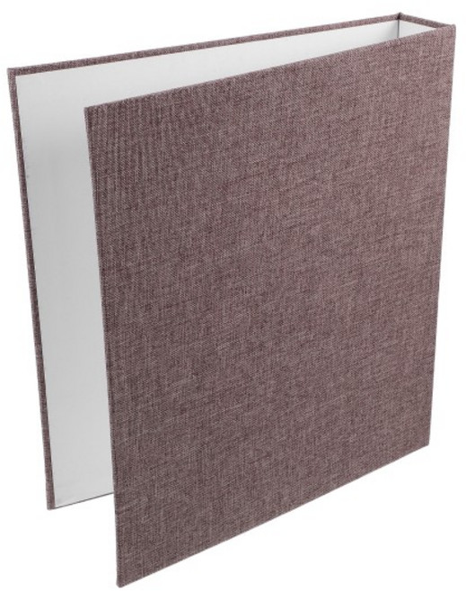 3링 바인더 루스 리프 북 커버 링이있는 형 저널 스위트 캔버스 폴더 여행, 01 브라운, 01 빠른  Mainland