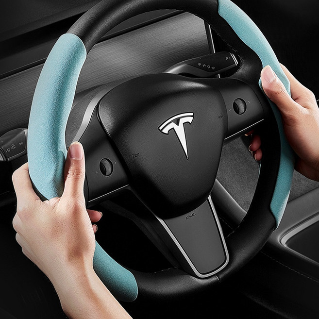 3D 입체 슈퍼슬림 스웨이드 사이드 부분 핸들커버 - 손쉬운 원터치 장착(전차종 공용), 그레이