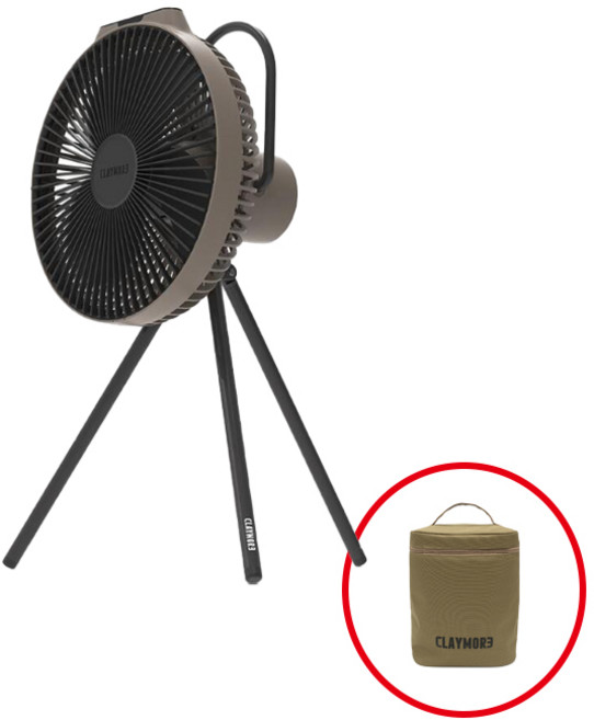 크레모아 서큘레이터 팬 CLFN V1040 WG 웜그레이 BK 블랙 텐트 팬히터 공기순환기 타프팬 실링팬 차박템 캠핑템, V1040 웜그레이+파우치