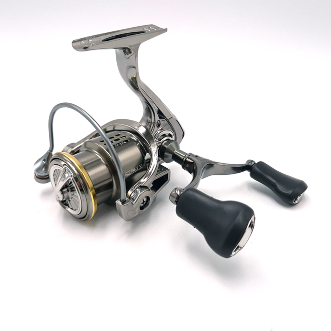 대륙의 스텔라 스피닝릴 2500 3500 스탠드 포함 묵직하면서 부드러운 릴링감, 낚시 릴 C3500S 더블핸들+스탠드