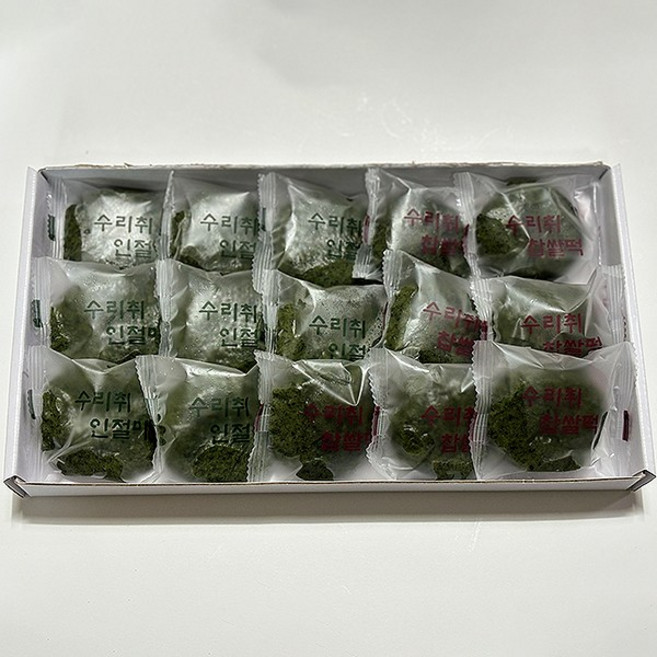 수리취떡 혼합 인절미+찹쌀떡, 1박스, 1kg