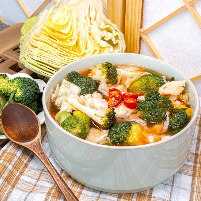 보름달 김치 건강하고 맛있게 먹는 별미 브로콜리 양배추 물김치, 1개, 2kg