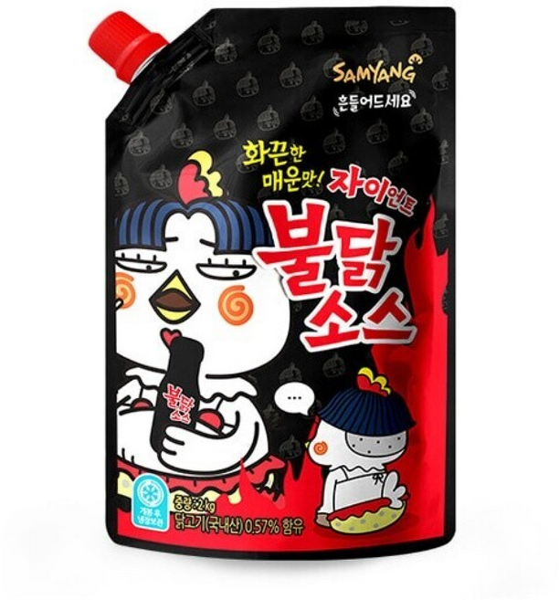 삼양 자이언트 불닭소스 대용량 불닭볶음소스, 1개, 2kg