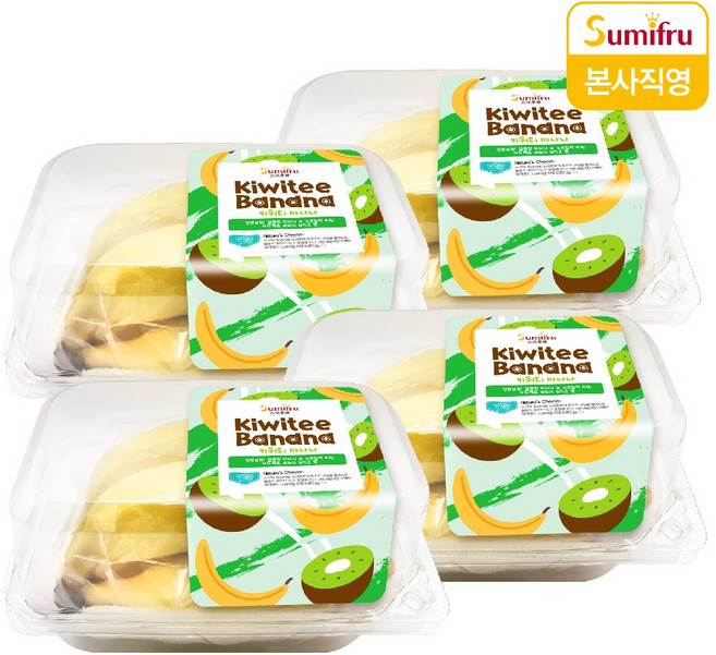 스미후루 키위티 바나나 380g, 4개