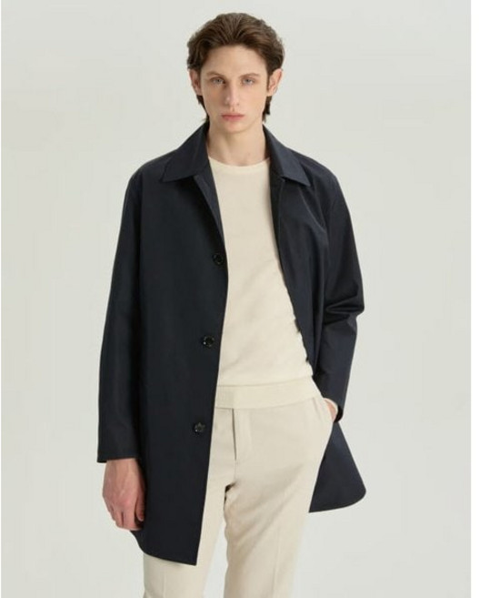 닥스 26SS 네이비 하우스체크 안감 세미 오버핏 트렌치코트 DMTR6A033N2 AIP284 GBY582